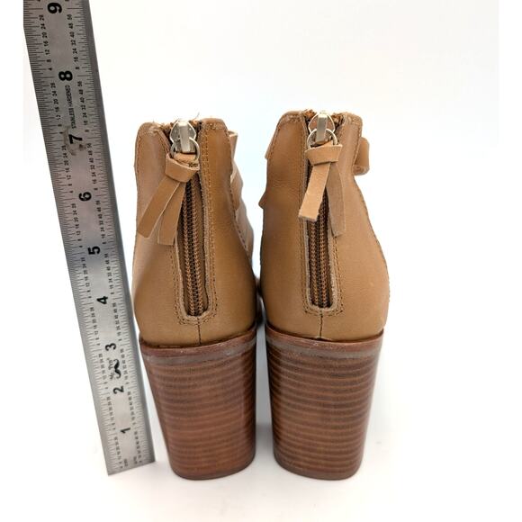 Sofft Stratford Luggage Heeled Sandal Women's Leather Brown Size US8M - Picture 4 of 9